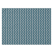 Blauw diamanten patroon tafelkleed (Voorkant (Horizontaal))