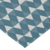 Blauw diamanten patroon tafelkleed (Gekanteld)