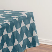 Blauw diamanten patroon tafelkleed (Voorbeeld)