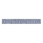 Blauw diamantpatroon grosgrain lint (Voorkant)