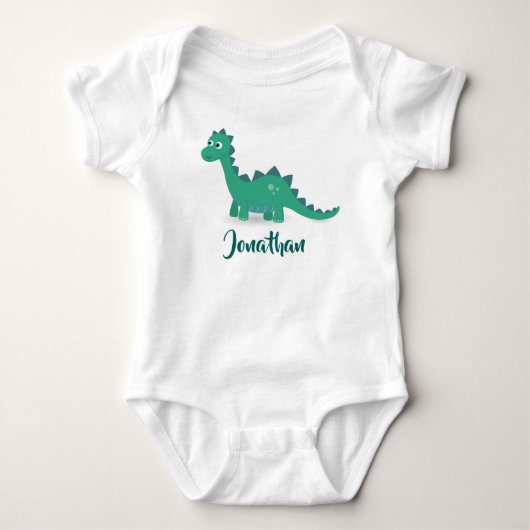 Blauw dinosauruspak. romper (Voorkant)