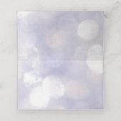 Blauw Disco-herstellende naamplaatskaarten Plaatskaartje (Binnenkant ongevouwen)