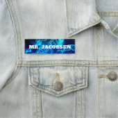 Blauw DNA Forensische Wetenschap Naamplaatje (In situ)