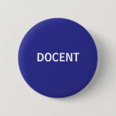 Blauw document ronde button 5,7 cm (Voorkant)
