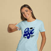 Blauw dodeklassenkap Senior T-shirt
