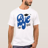 Blauw dodeklassenkap Senior T-shirt (Voorkant)
