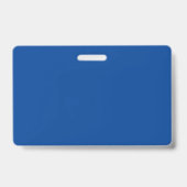 Blauw Doe-Het-Zelf Aangepaste Homeschool-foto Badge (Achterkant)