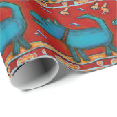 Blauw doekje cadeaupapier (Rol Hoek)