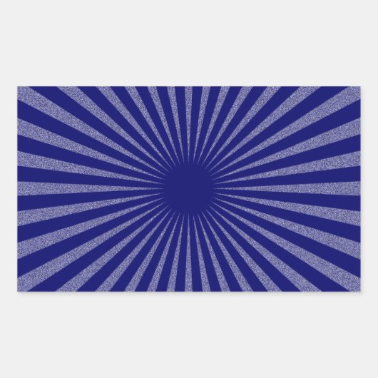 Blauw doel - rechthoekige sticker (Voorkant)