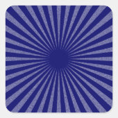 Blauw doel - vierkante sticker (Voorkant)