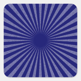 Blauw doel - vierkante sticker