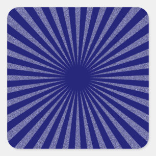 Blauw doel - vierkante sticker