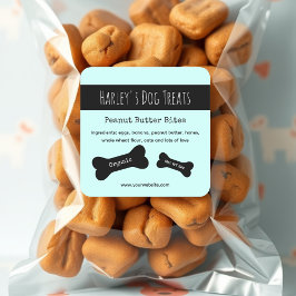 Blauw | Dog Treat Business Labels