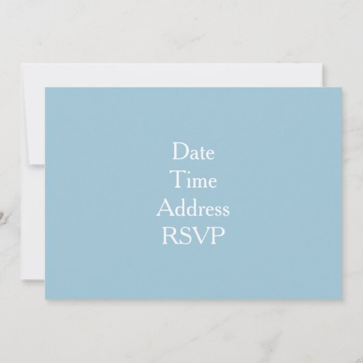 Blauw dolfijn meisje of tienjarig feest kaart (Achterkant)