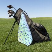 blauw,dolfijn, vis, natuur, water-, ontwerp, golfhanddoek (Groen)