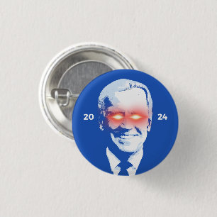 Blauw Donker Brandon 2024 Ronde Button 3,2 Cm