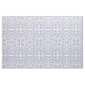 Blauw Doodle Bloem Stof (Fat Quarter)