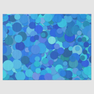 blauw dot confetti tissuepapier