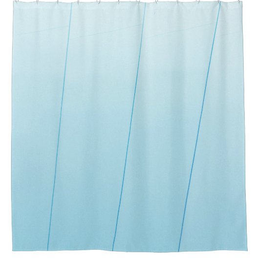 Blauw Douchegordijn (Voorkant)