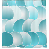 Blauw Douchegordijn (Voorkant)