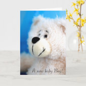 Blauw draag kaart (Gele Bloem)