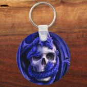 blauw-drakenmeeuw sleutelhanger (Voorkant)