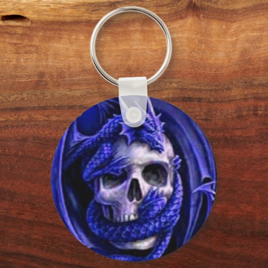 blauw-drakenmeeuw sleutelhanger (Voorkant)