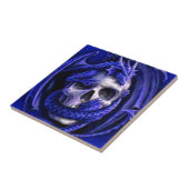 blauw-drakenmeeuw tegeltje (Zijkant)