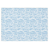 Blauw driehoekspatroon tafelkleed (Voorkant (Horizontaal))