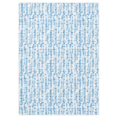 Blauw driehoekspatroon tafelkleed (Voorkant)