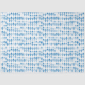 Blauw driehoekspatroon tissuepapier (Voorkant)