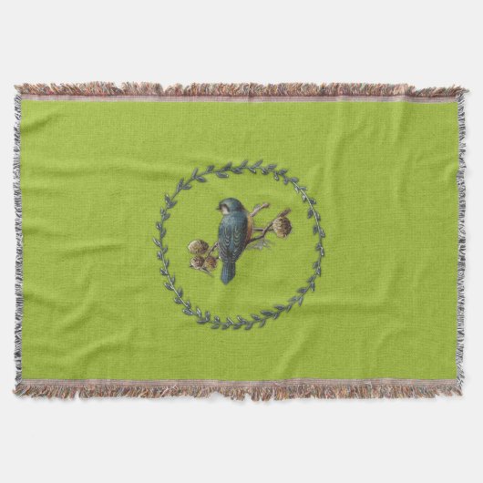 blauw driekleppige dijbeen deken (Voorkant)