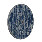 Blauw driftwood dartbord (Voorkant Links)