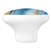 Blauw driftwood Thunder_Cove Keramische Knop (Zijkant)