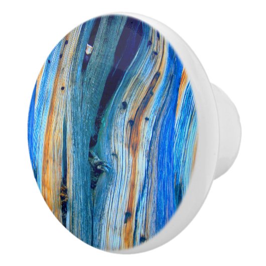 Blauw driftwood Thunder_Cove Keramische Knop (Rechts)