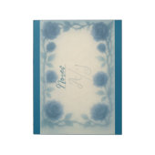 Blauw dromen Notitieblok (Linkerzijde)