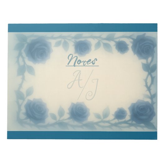 Blauw dromen Notitieblok (Voorkant)