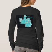 Blauw dromerig t-shirt (Achterkant)