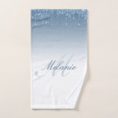 blauw droogbad bad handdoek (Handdoek)