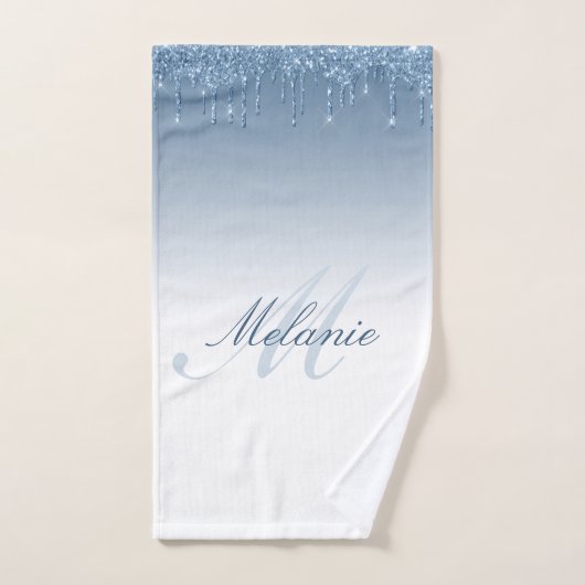 blauw droogbad bad handdoek (Handdoek)