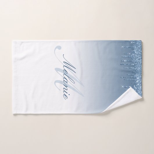 blauw droogbad bad handdoek (Handdoek)