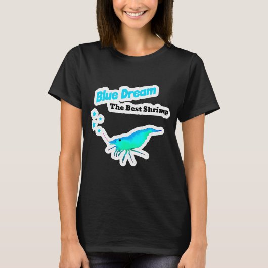 Blauw Droom Garnaal Shirt (Voorkant)
