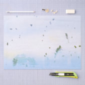 Blauw droom groen blad partij ontwerp bloemen tissuepapier (Craft)