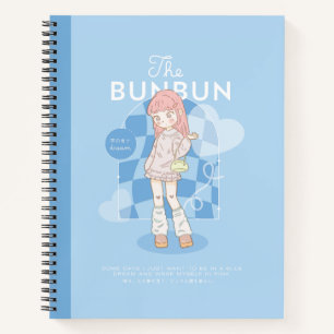 Blauw Droom Roze  Notitieboek
