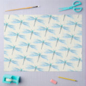   blauw-duffpatroonpatroonvaartuig tissuepapier (Craft)