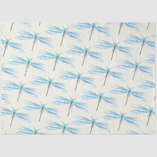   blauw-duffpatroonpatroonvaartuig tissuepapier (Voorkant)