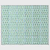 blauw durans cadeaupapier (Vlak)