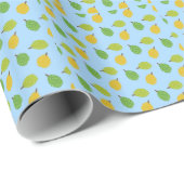 blauw durans cadeaupapier (Rol Hoek)