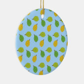 blauw durans keramisch ornament (Rechts)