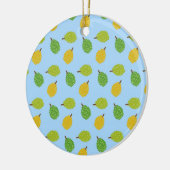 blauw durans keramisch ornament (Links)